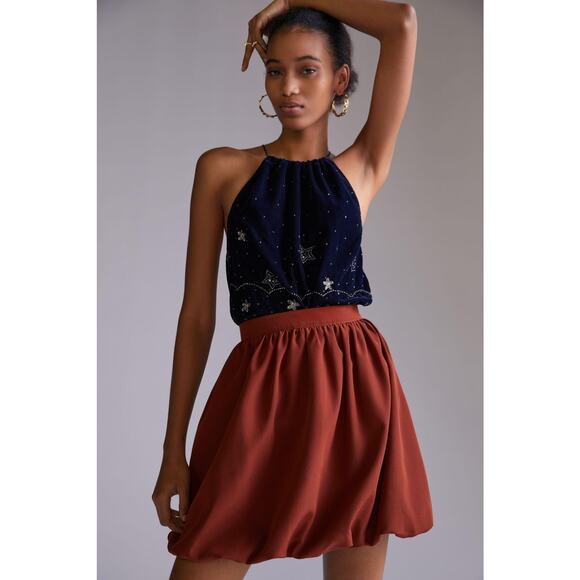 NEW Anthropologie Sunday In Brooklyn A-Line Mini Skirt - M - Picture 1 of 3